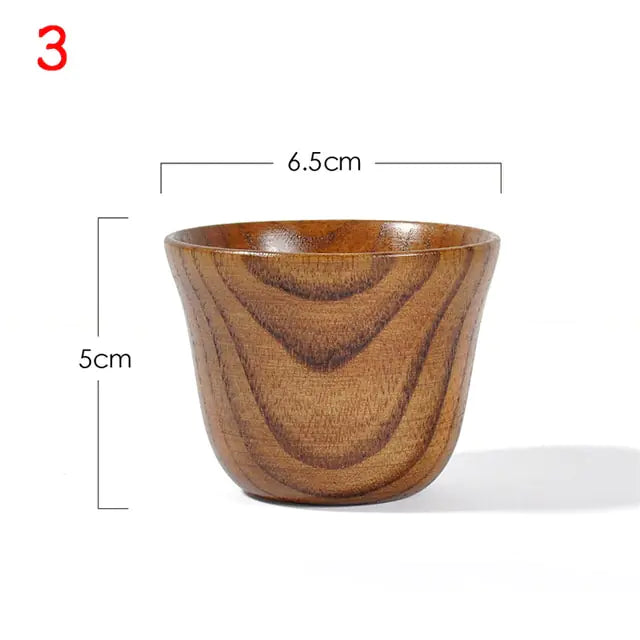 Natural Spruce Wood Cups - Kia Day Design