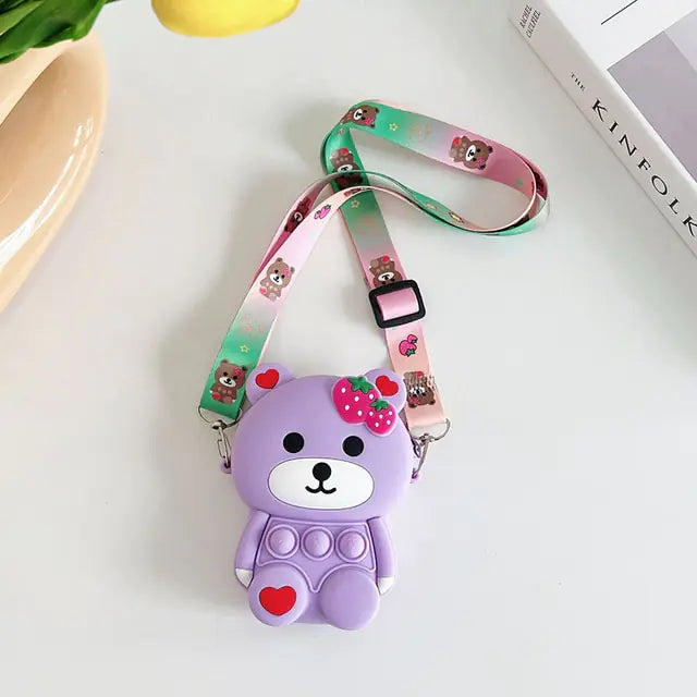 Antistress Bear Shoulder Bag Toy Kia Day Design