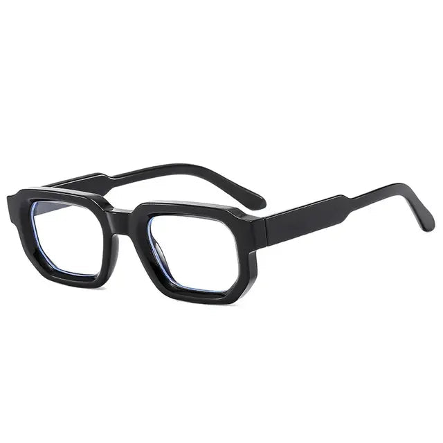 Anti-Blue Light Square Glasses - Black - sunglasses