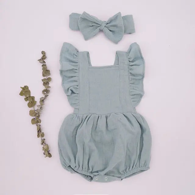 Organic Cotton Summer Baby Girl Clothes Kia Day Design