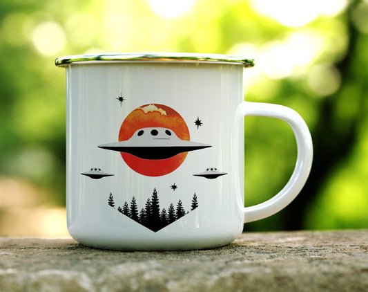 UFO Extraterrestrial Camp Mug - - Mug