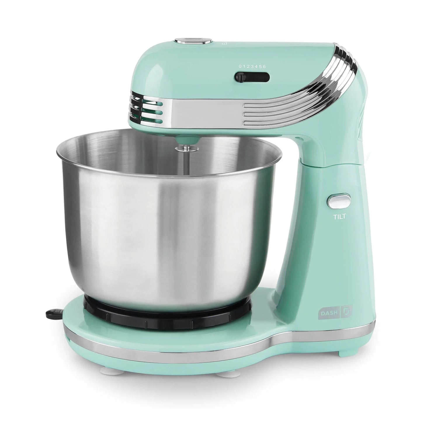 Aqua Dash Stand Mixer 6 Speed Stand Mixer with 3 Quart Stainless Steel Mixing Bowl - - stand mixer