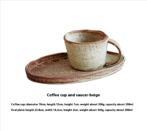 Handcrafted Japanese Pottery Clay Coffee Set - Kia Day Design
