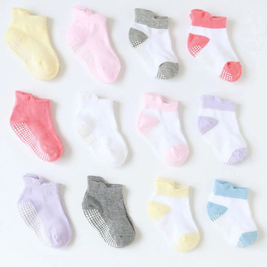 Anti-Slip Toddler Ankle Socks - Kia Day Design