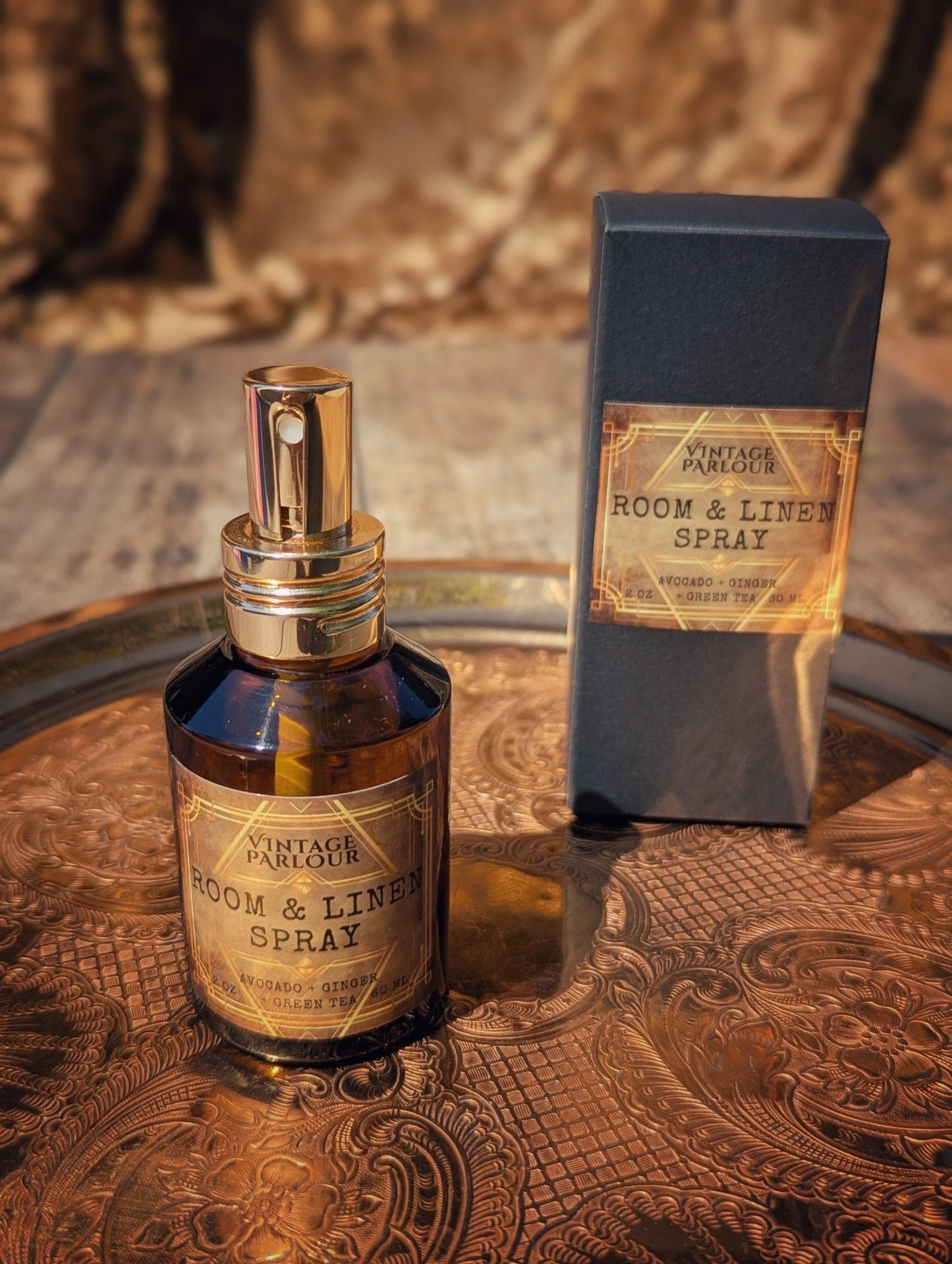 Vintage Room & Linen Spray – Old Hollywood Inspired Home Fragrance Mist - - room spray