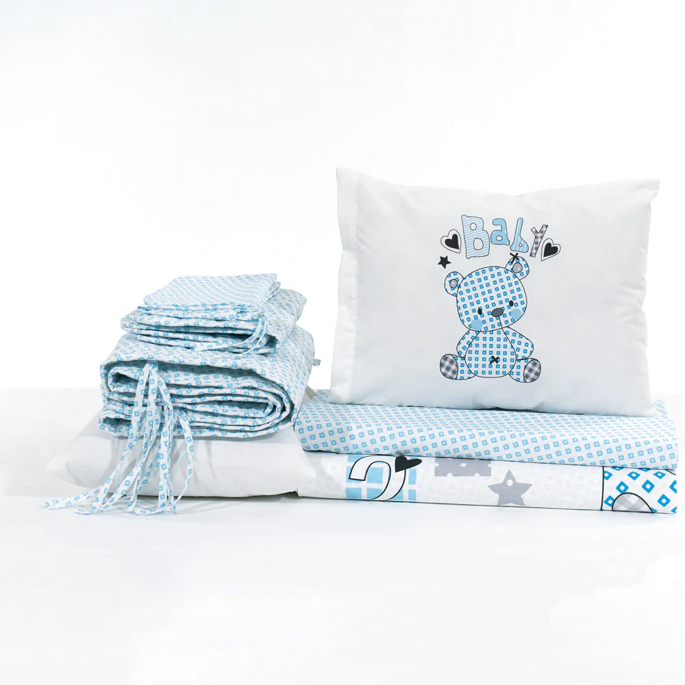 Hobby Buddy - Blue Baby Duvet Cover Set Kia Day Design