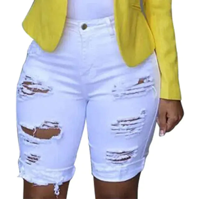 Bermuda Ripped Shorts - Kia Day Design