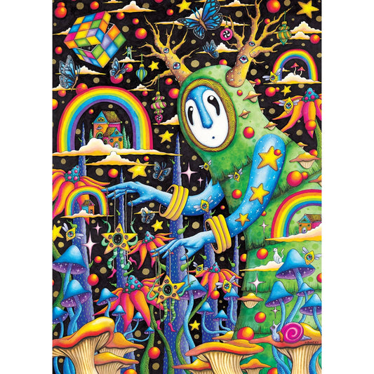Wonderous Worlds - The World Was Mad 1000 Piece Puzzle by Masterpieces - - Jigsaw Puzzles