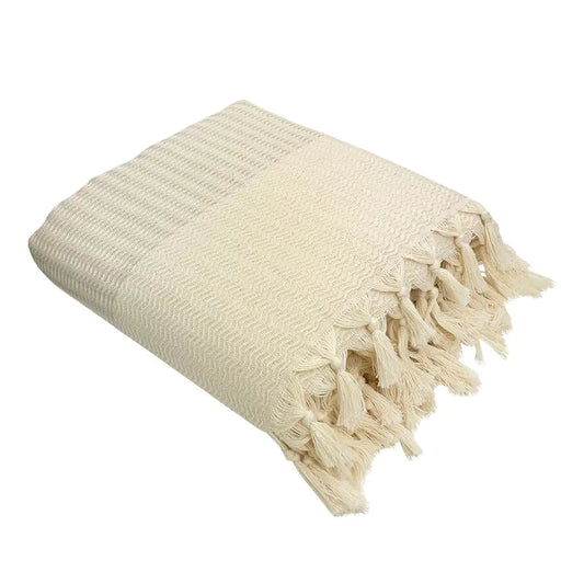 Plush Wavy Turkish Throw Kia Day Design