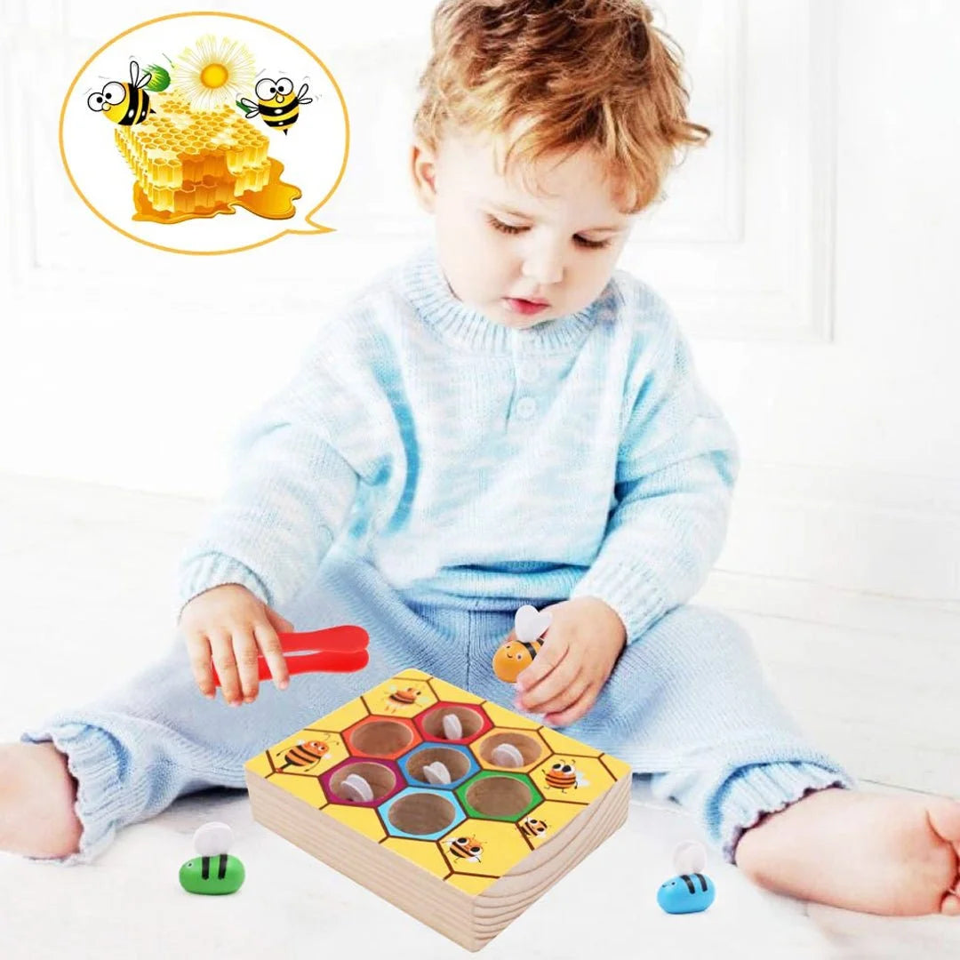 Bee Wooden Sorting Game Kia Day Design