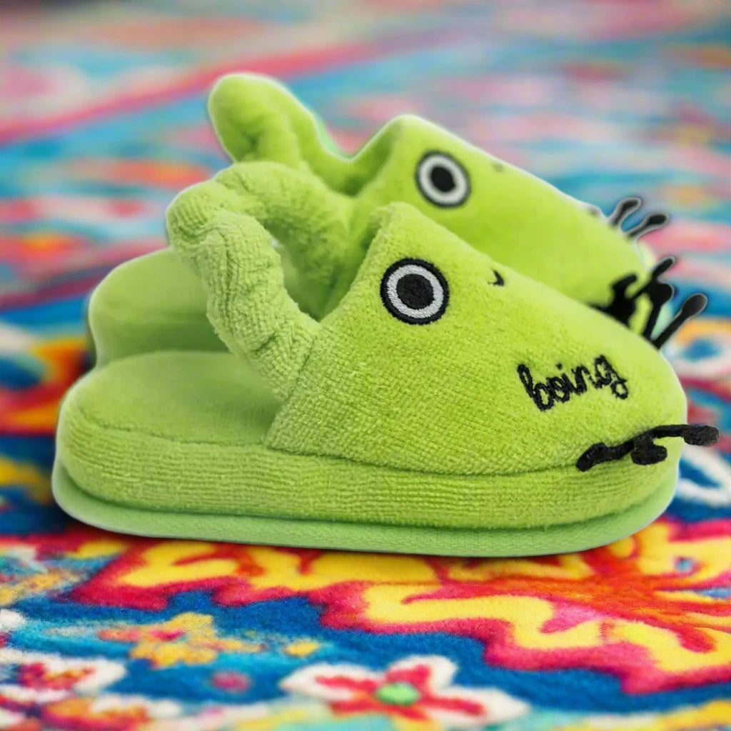 Milk&Moo Cacha Frog Toddler Slippers Kia Day Design