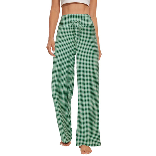 Womens Wide Leg Pajama Pants - Kia Day Design