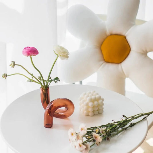 Glass Flower Vase and Candle Holder - Kia Day Design