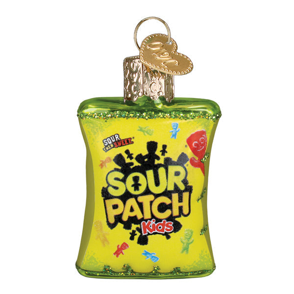 Gumdrop Mini Sour Patch Kids Glass Ornament - Default Title - Christmas >> Ornaments >> Food & Drink