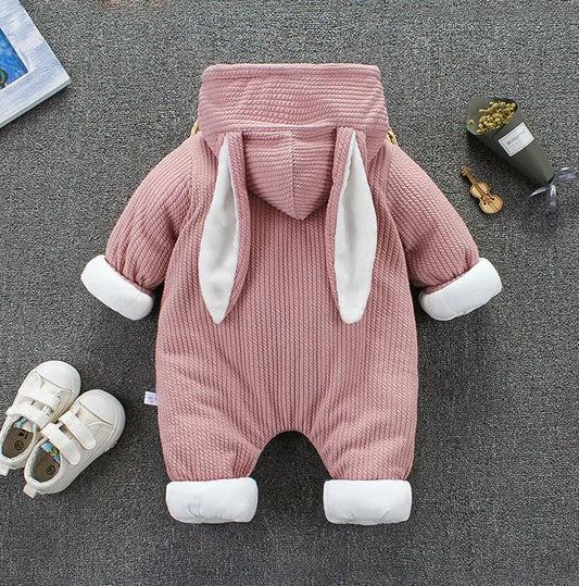 Cute Baby Bodysuit Warm Cotton Romper Kia Day Design