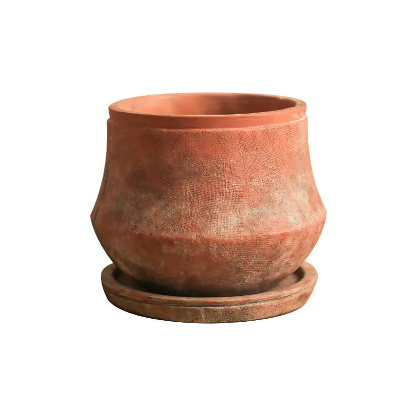 Decorative Red Terracotta Flowerpot - Kia Day Design