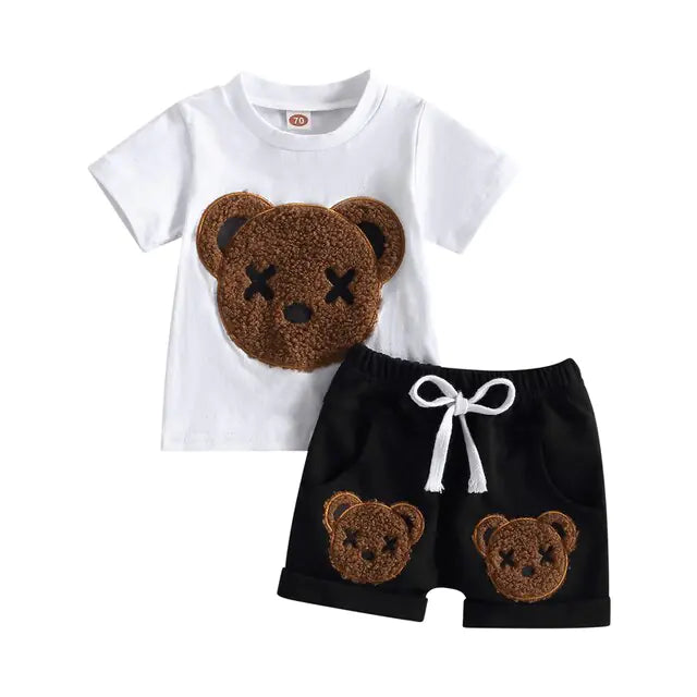 Baby Boys Bear Outfit Kia Day Design