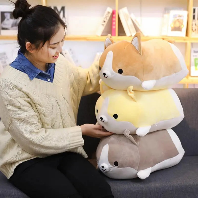 Cuddly Corgi Plush Toy Kia Day Design