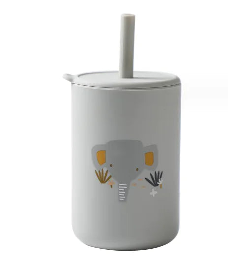 Baby Lidded Sippie Cup light grey