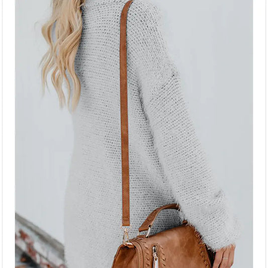 Women's Knitted Sweater with Double Buttons - Kia Day Design