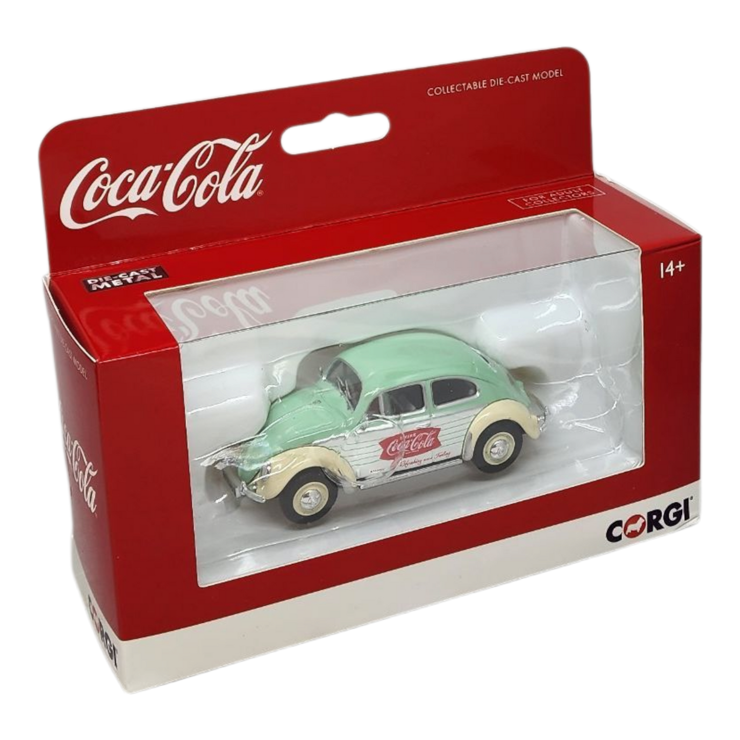 Volkswagen Beetle 1:43 Coca-Cola Retro Edition - - Christmas >> Villages >> Accessories