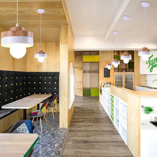 Modern Style Wooden Acorn Lights - Kia Day Design