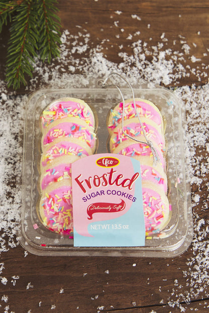 Packaged Frosted Sugar Cookies Ornament - - Christmas