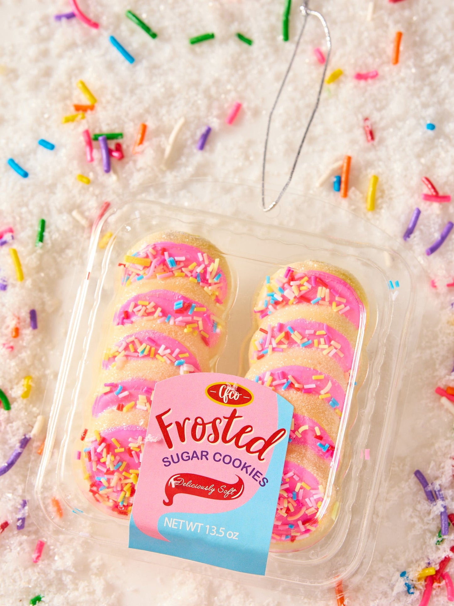 Packaged Frosted Sugar Cookies Ornament - - Christmas