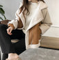 Casual Thick Loose Jacket Faux Fur Wool Coats