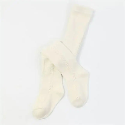 Solid Color Soft Knitted Baby Socks Light Yellow Small