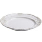 Relief Ceramic Tableware Rice Bowl and Plate Set - Disc 20.4cm - plate set
