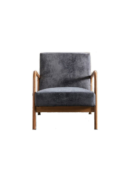Classic Mid-Century Modern Accent Chairs, Open Framed Armchair With Cushioning- Unique Piece Furniture- {{Product type}}