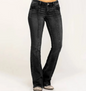 Slim Horn Washed Jeans - Black L - Women's Fashion - Women's Clothing - Bottoms - Jeans