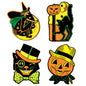 Beistle Retro Assorted Halloween Cutouts - Style A - Fall & Halloween