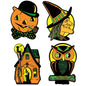 Beistle Retro Assorted Halloween Cutouts - Style B - Fall & Halloween