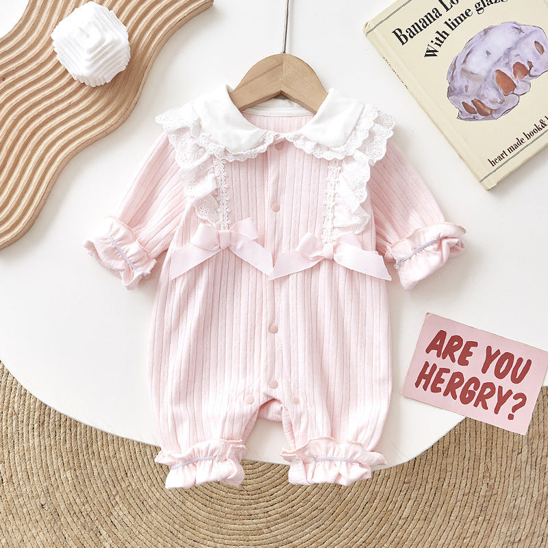 Autumn Princess Cotton Romper - - romper