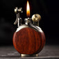 Antique Windproof Kerosene Lighter - Red Vintage Style - Red - lighter