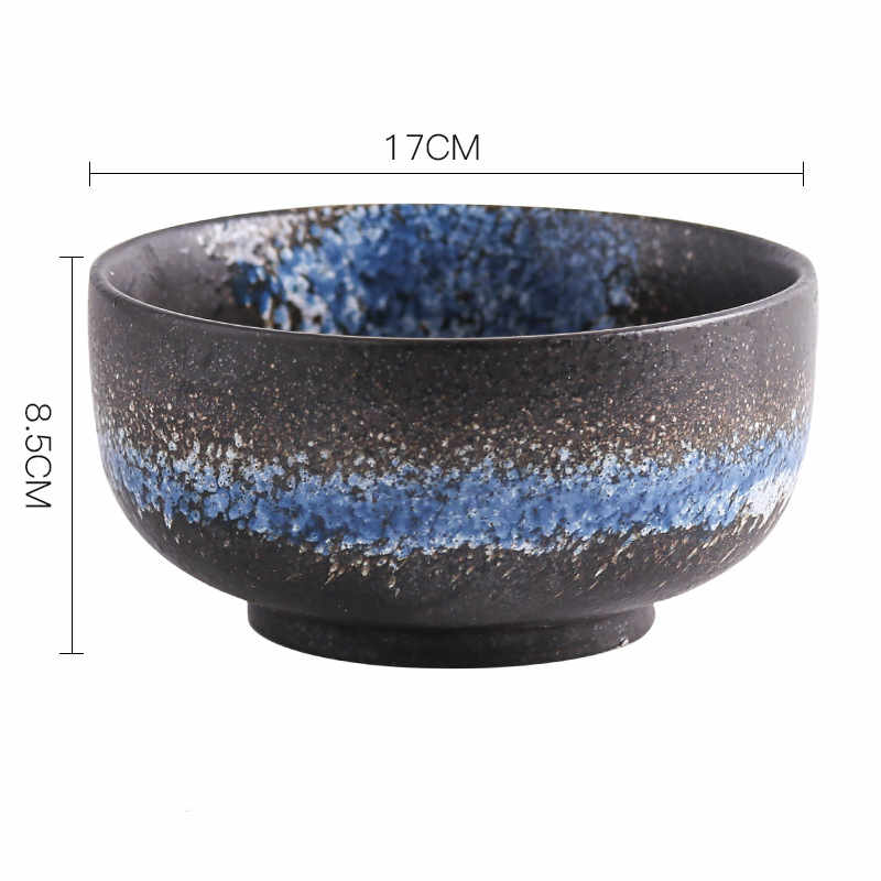 Creative Japanese Style Ceramic Noodle Bowl - Color - bowls