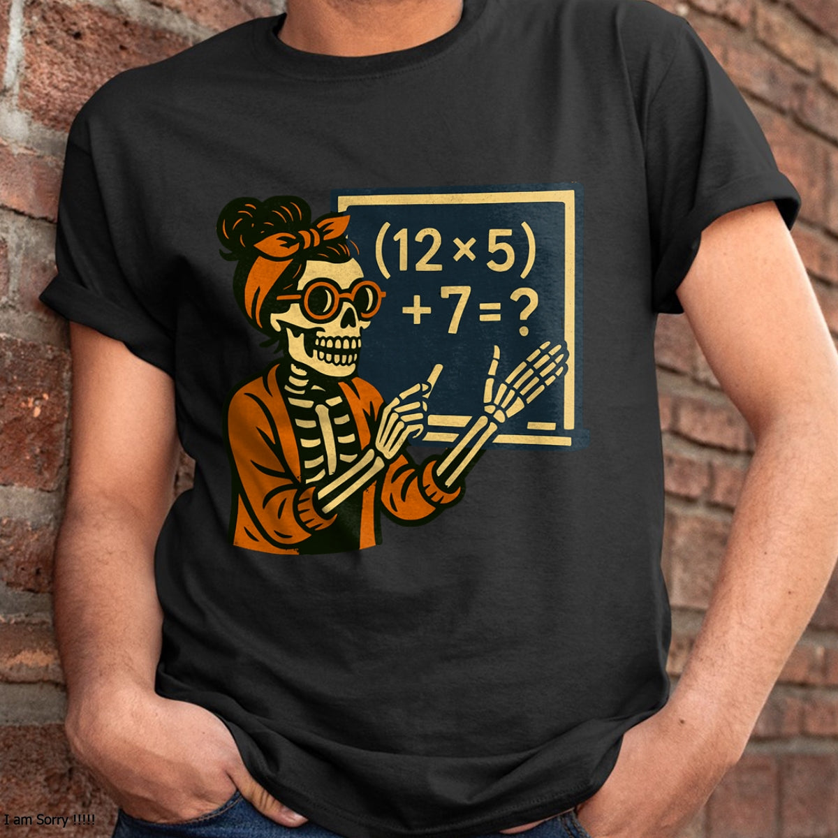 67 Teacher Halloween Skeleton Six Seven Meme Brainrot Math T-Shirt - Halloween Unisex T-Shirt/Hoodie - NGHL00 - T-Shirt -