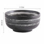 Creative Japanese Style Ceramic Noodle Bowl - Brush white - bowls