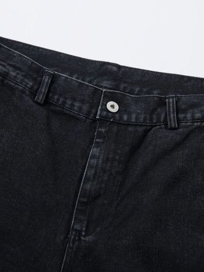Men's Wide Leg Jeans - -