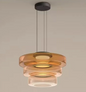 Dining Light - Three Amber 45×33cm - light