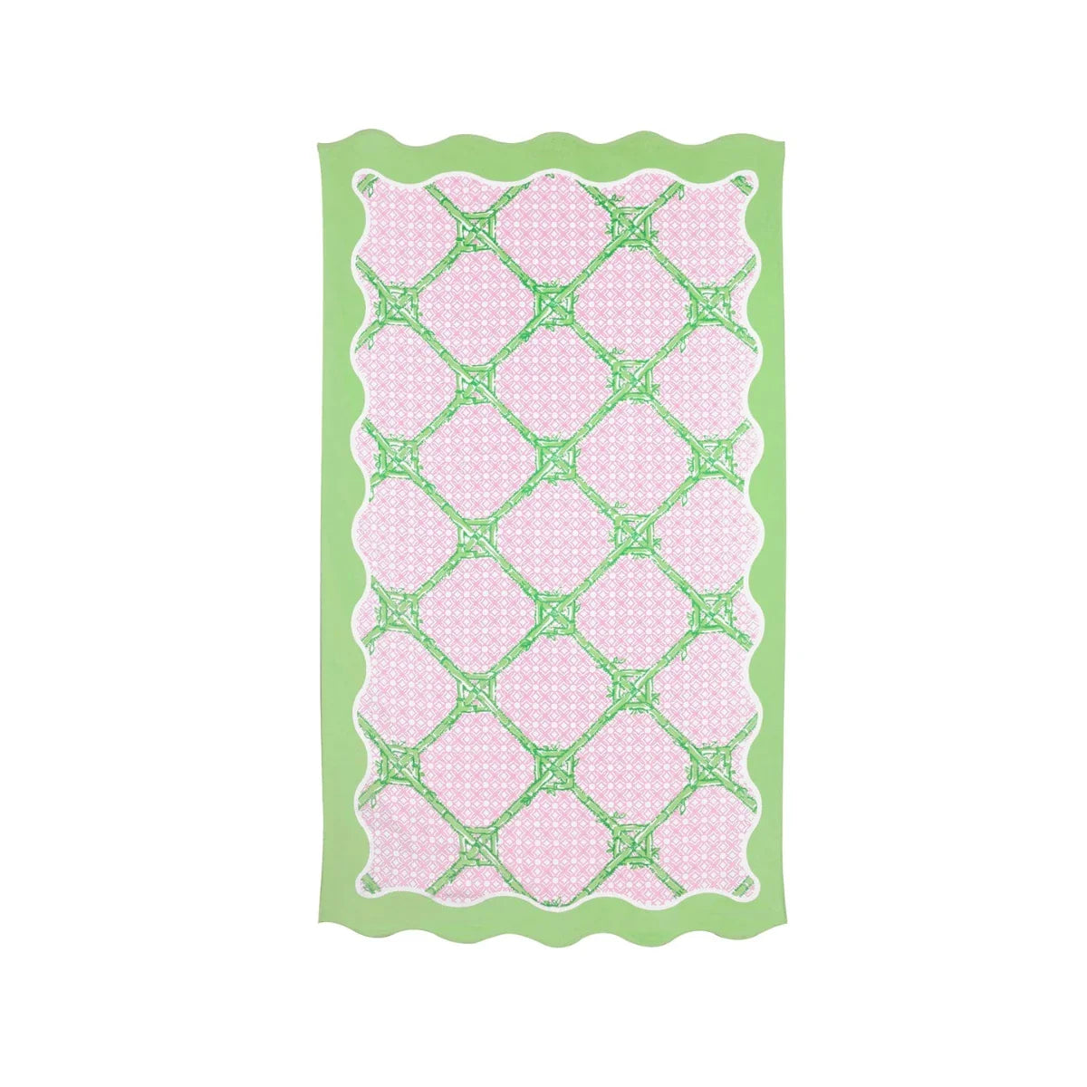 Lilly Pulitzer® Scalloped Beach Towel, Butterfly Trellis - - 250007