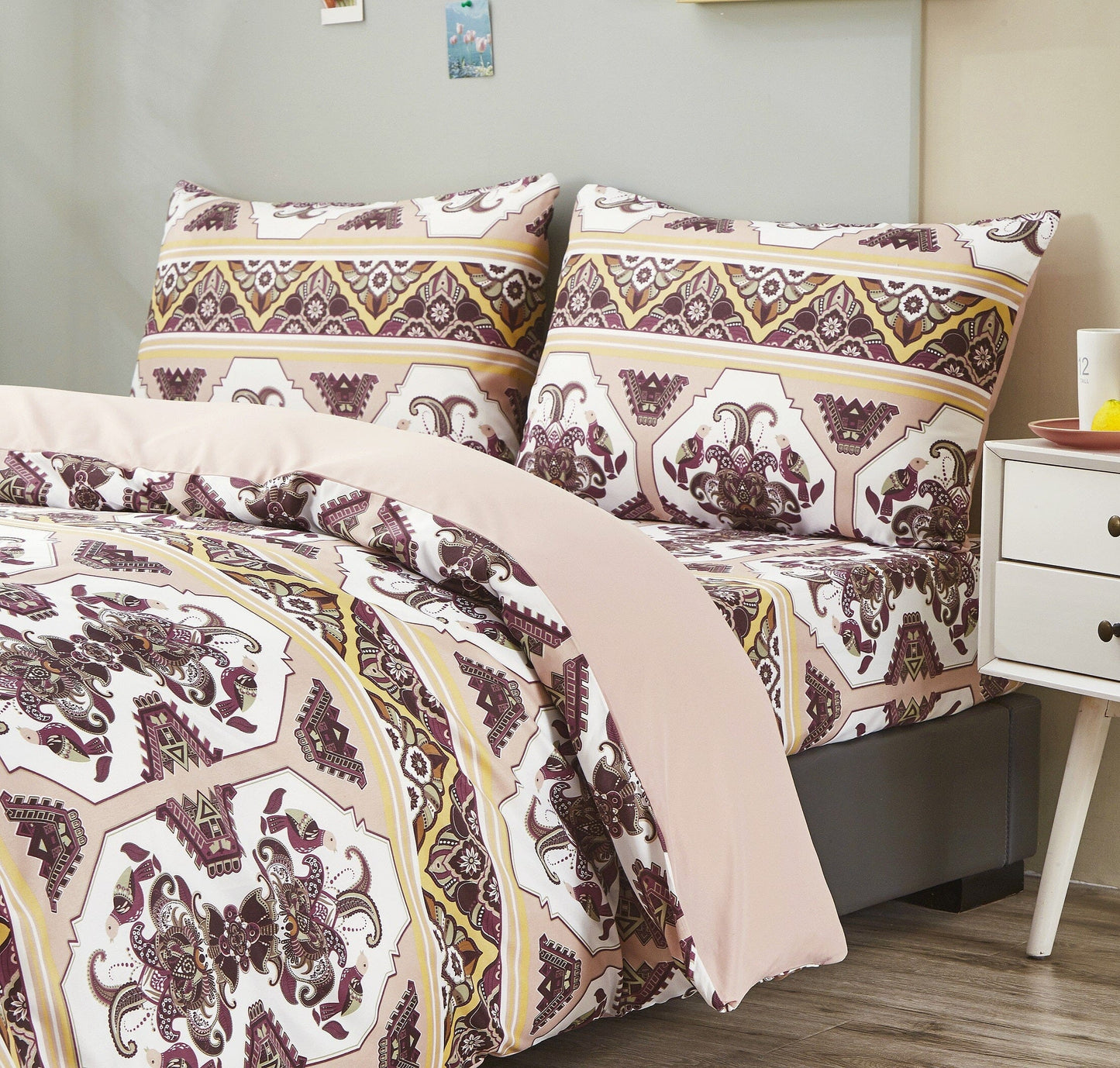 DaDa Bedding Oriental Kilim Persian Duvet Cover Set - - Duvet Covers