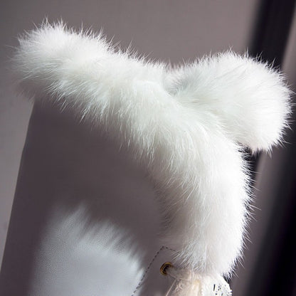 New High-Cut Stiletto Knee-High Boots - - boots