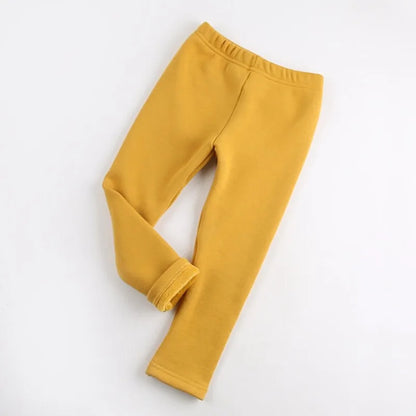 Girls Cotton Candy Color Pants yellow