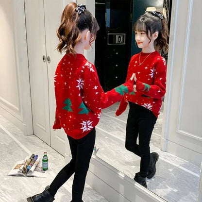 Girls Christmas Sweater