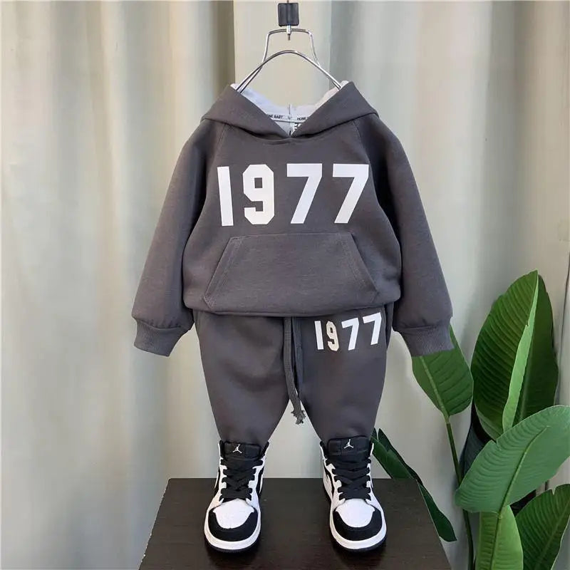 Cotton Kids Hooded Sweatshirt and Pants