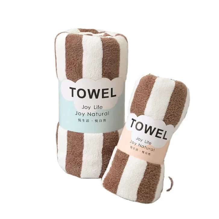 Highly Absorbent Fleece Towel Set