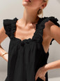 Ruffle Trim Top and Shorts Set- Shopimist- {{Product type}}